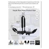 Folding Kayak roof Rack Adjustable