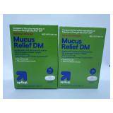 New 2 Pack of Maximum Strength Mucus Relief DM