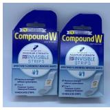 New Pair of Compound W Maximum Strength One Step