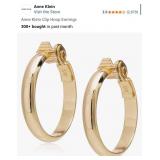 New Anne Klein Clip Hoop Earrings 60156552-887