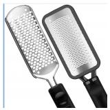 Pedicure Foot File - 2Pcs Stainless Steel