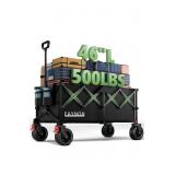 46" L Collapsible Foldable Extended Wagon, 500LB