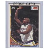 CHRIS WEBBER ROOKIE CARD 1993 Topps Basketball #1