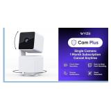 WYZE Cam Pan v3 White Cam Plus Monthly, Covers 1