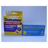 New Lot of Motion Sickness Tablets - BB 4/2027 &