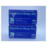 New 2 Pack of Diphenhydramine HCl Nighttime Sleep