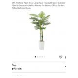 New 6FT Artificial Palm Tree, Large Faux Tropical