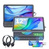 **read**(scratches on screen. 12" Dual Car DVD