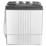COSTWAY Portable Washing Machine, Twin Tub 20Lbs