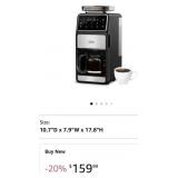 Gevi 10 Cup Drip Coffee Maker with Built-in