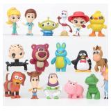 Action Figures with Woody, Buzz and Rex - Cute