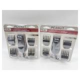 Lot of two Wahl peanut shavers (one is brand new