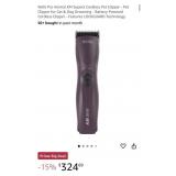 Wahl Pro Animal KM Supera Cordless Pet Clipper -