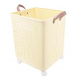 New Laundry Hamper with Wheels, Foldable Laundry