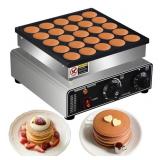 New 110V US Commercial 25PCS Mini Pancake
