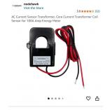 (Lot of three) AC Current Sensor Transformer,