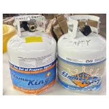 Two new Flame King propane tanks