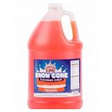 New Carnival King 1 Gallon Slushy Syrup Orange