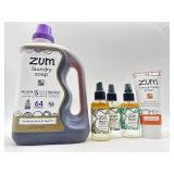 ZUM laundry soap, aromatherapy mist and ZUM hand