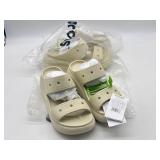 (Bidding 2x the money).2-pairs new Crocs M8/W10
