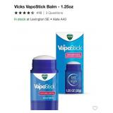 New Vicks VapoStick Balm - 1.25oz -