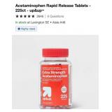 New Acetaminophen Rapid Release Tablets -225ct