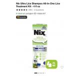 New Nix Ultra Lice Shampoo All-In-One