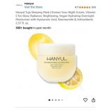 New Hanyul Yuja Sleeping Mask | Korean Yuzu