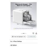 AIRMSEN Portable Countertop Dishwasher with 5L