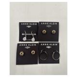 New lot of 4 pairs Anne Klein earrings