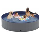 New Niubya Foldable Dog Pool, Collapsible Hard