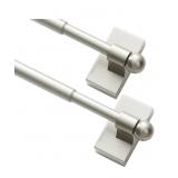 Turquoize 2 Pack Magnetic Curtain Rods for Metal