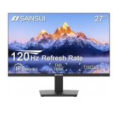 SANSUI 27 Inch Monitor, IPS 120Hz Computer