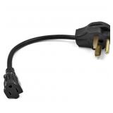 HITBOX Adaptor Cord, 35cm 13.8" Long 110V to 220V