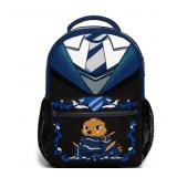 16.5 Inch Preppy Backpack with Playful Cartoon
