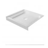 30 in. L x 30 in. W Alcove Threshold Shower Pan