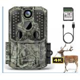 WOSPORTS Trail Camera,48MP 4K 0.2S Trigger Motion