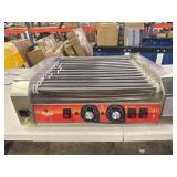*Read* hot dog roller station dented and