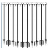10 Pack 10Ft String Light Poles,Light Poles for