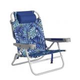 SUNNYFEEL Extra Wide Low Beach Chair 5 Position