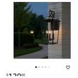 New H22 inch 3-Light Large Outdoor Wall Sconce