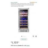 FOVOMI Wine Fridge,34-bottle Wine Cooler