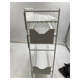 Three layer magnetic spice rack-white. New opened