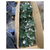 7.5"ft multi-color lights pre-lit pine cone
