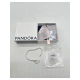 READ! Pandora Moments Heart Closure Snake Chain