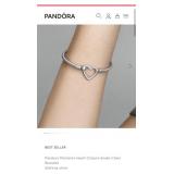 New Pandora Moments Heart Closure Snake Chain