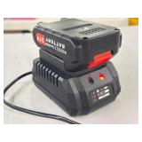 21V lithium battery and charger tested