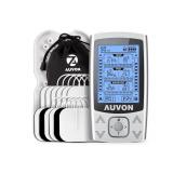 AUVON Dual Channel TENS EMS Unit 24 Modes Muscle