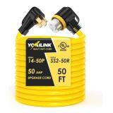 New 50 Feet 50 Amp RV/Generator Cord, UL Listed,