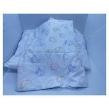 Gently Used Halloween Ghost Twin Bed Sheet Set -